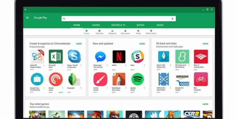 Google pushes developers to adapt Android apps for Chromebooks