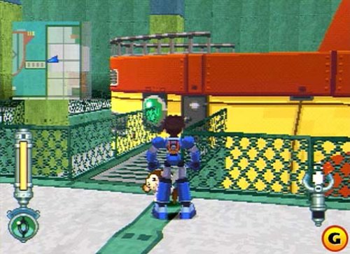 Screenshot from Mega Man video game.