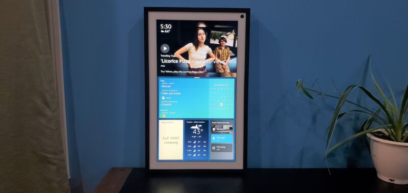 Amazon Echo Show 15 Review Alexa On The Big Screen Ars Technica Amazon Echo Show 15 Review Alexa On The Big Screen Ars Technica