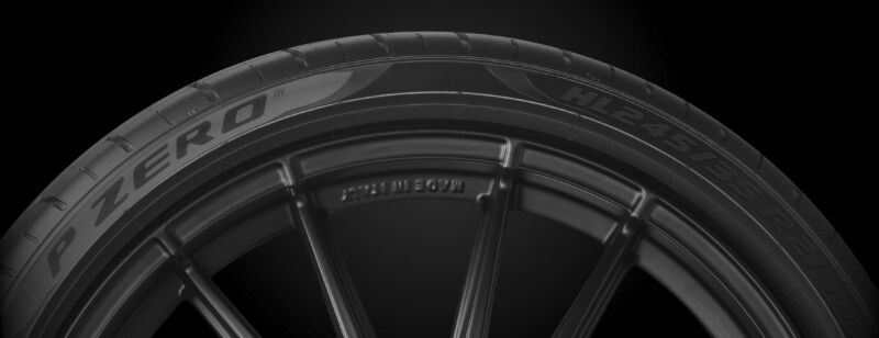 Technology Promotional image of new tire.