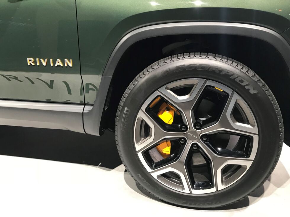 Rivian turned to Pirelli to develop tires that can cope with going off-road.
