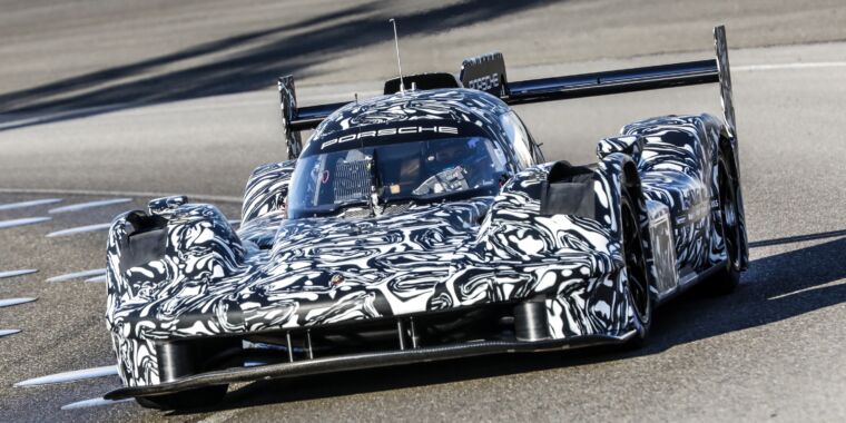 Porsche’s new hybrid Le Mans car breaks cover as testing begins