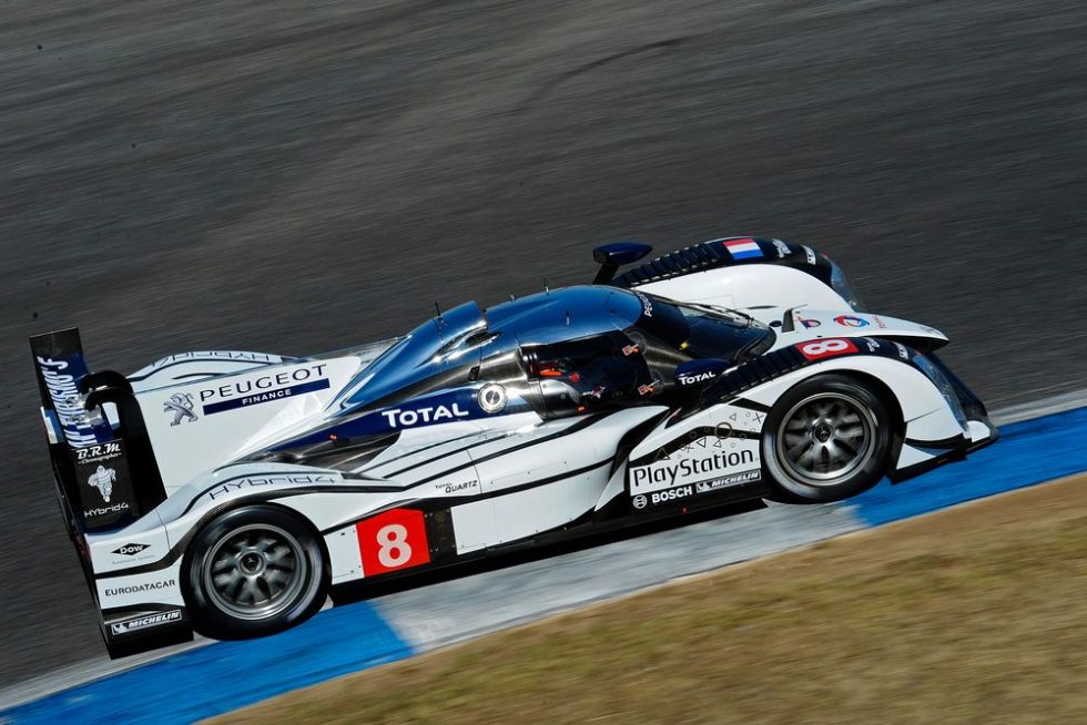 The 908 Hybrid4 ought to get raced against the Audi R18 e-tron quattro and each Toyota TS030 hybrids in summer 2012. 