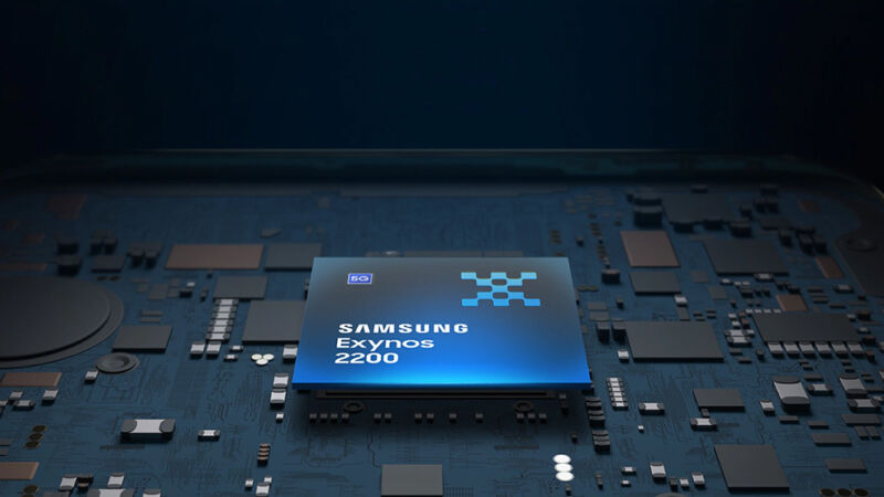 Exynos 2200. Tiene una GPU AMD. 