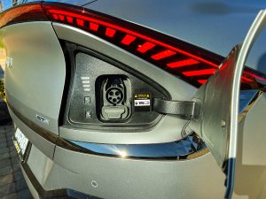 Kia EV6 charging port