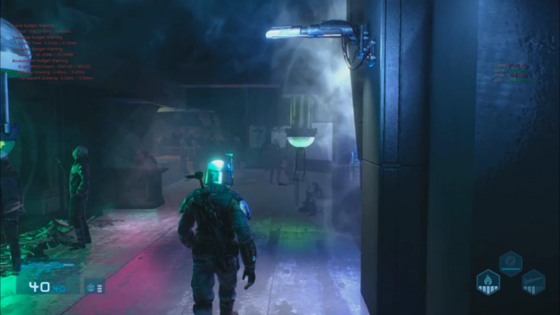 Nice splash of colors and reflection effects in this newly unearthed footage of Boba Fett as the star of canceled game <em>Star Wars 1313</em>.