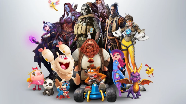 A small selection of the characters that would be part of Microsoft if its proposed Activision/Blizzard merger is allowed to go through.
