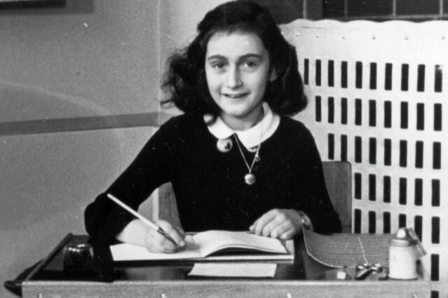 Anne Frank in 1940.