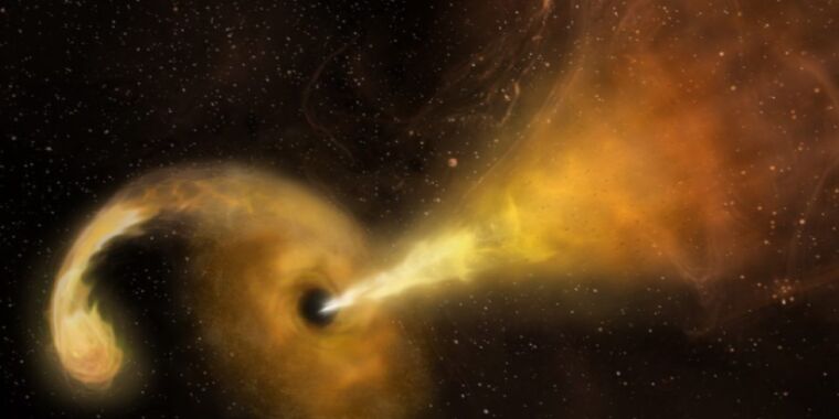 Radio astronomers scouring the archives spotted black hole devouring a star thumbnail