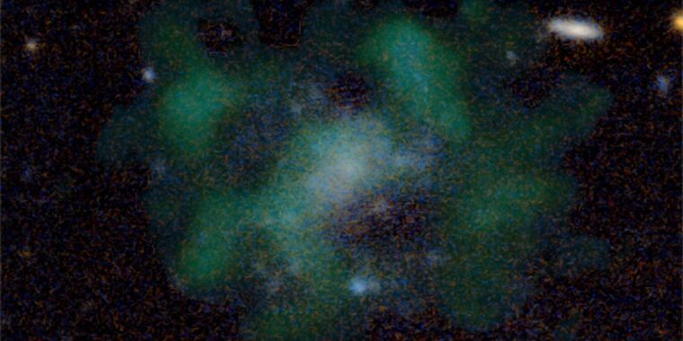 Astronomers uncover a wierd galaxy with out darkish matter