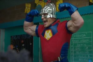 John Cena's Peacemaker shows off his guns