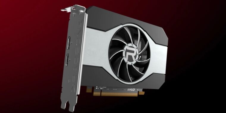 Radeon RX 6500 XT is dangerous at cryptocurrency mining on objective, AMD says