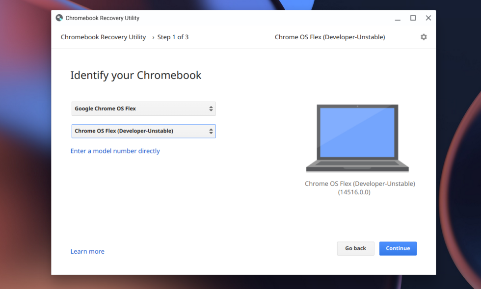 The same tool you use to make ChromeOS recovery media will also make ChromeOS Flex media. And this one USB drive can cover all PCs. 