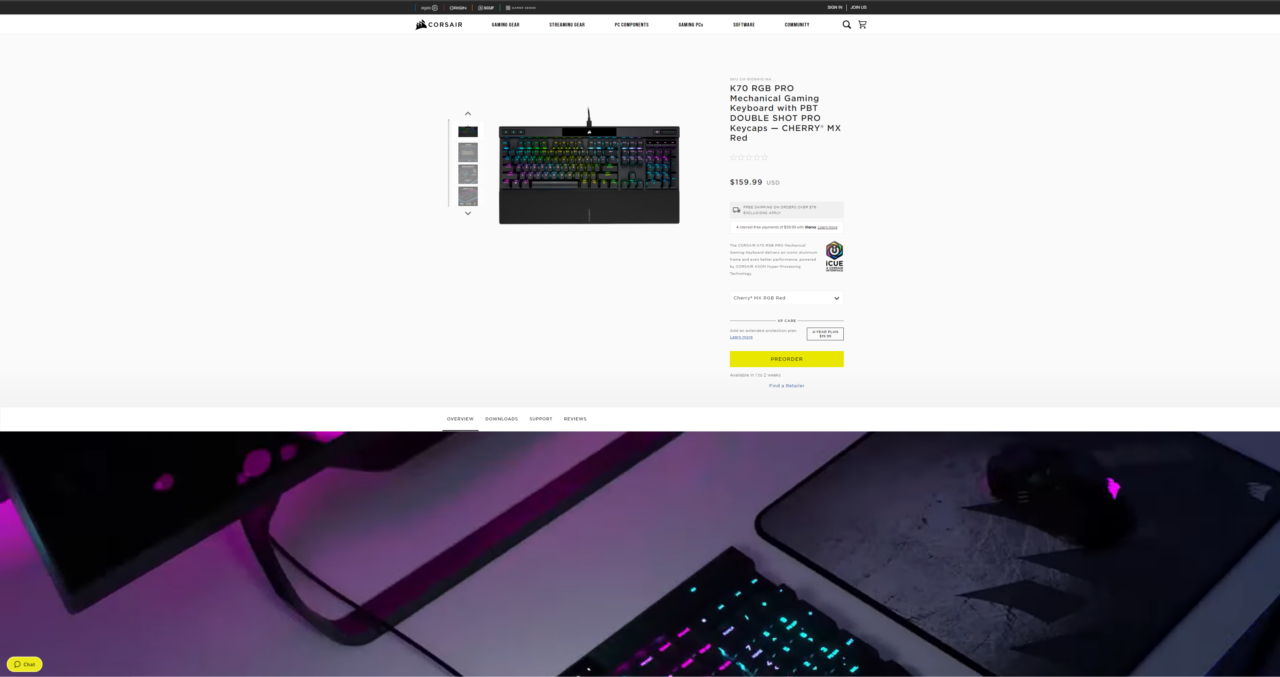 8,000 Hz mechanical keyboards continue offering more than low input lag