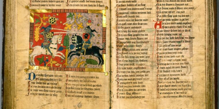 Study finds 90 percent of medieval chivalric and heroic manuscripts have been lost thumbnail
