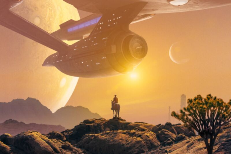 Promotional image for upcoming Star Trek series.
