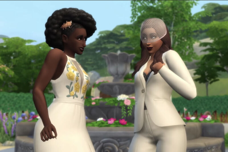 Les Cloches De Mariage Sonnent Pour Les Fans Russes De &Lt;Em&Gt;Sims&Lt; / Em&Gt;.