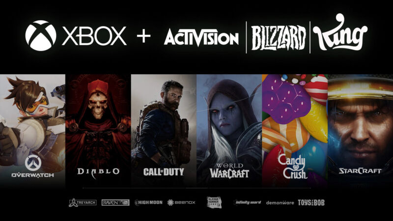Despite the prominent "Xbox" in this image, Microsoft suggests some of these popular Activision titles could persist on PlayStation "into the future."