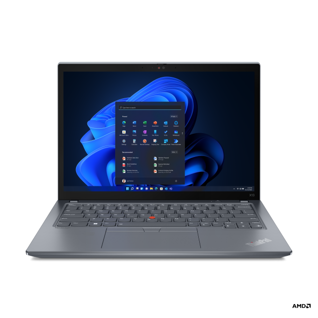 يزن ThinkPad X13 Gen 3 Oyster (في الصورة) 2.62 رطل.