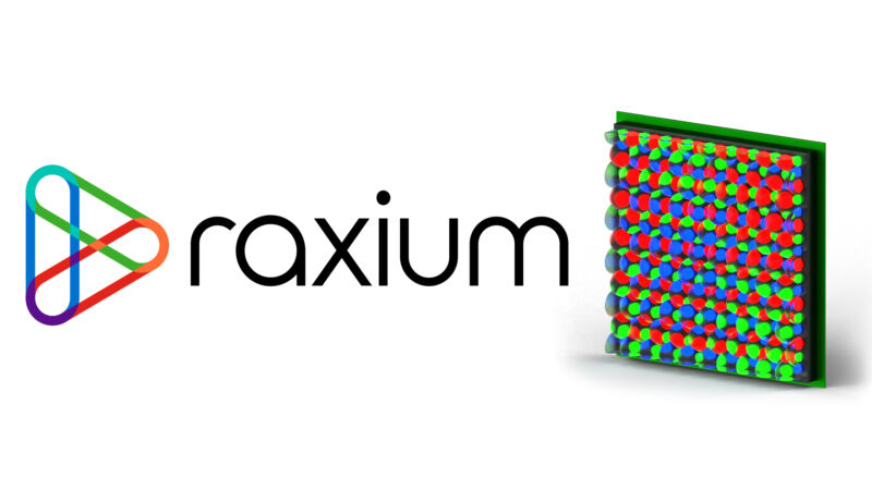Technology Logo for Raxium Micro LED company.