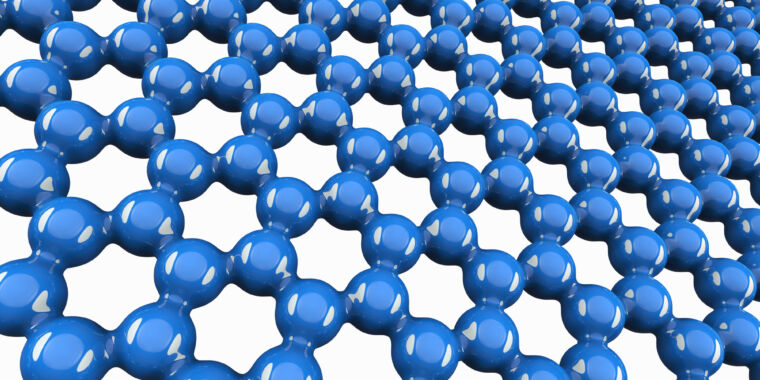 A transistor made using two atomically thin materials sets size record