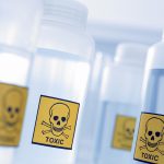 Image of bottles with warning labels.