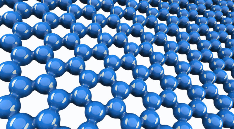 While graphene sheets can be large in length and width, their height is the same as a single carbon atom.
