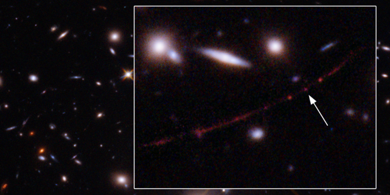 Hubble zachytil dosud nejvzdálenější pozorovanou hvězdu