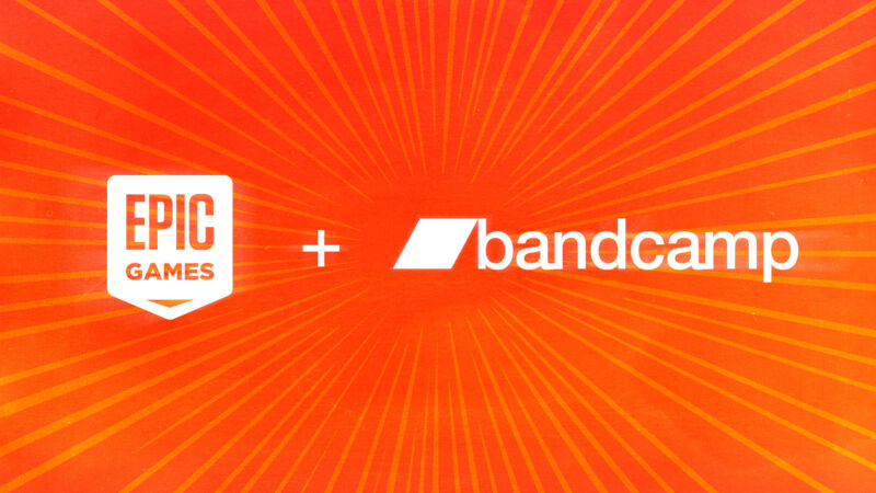 Technology Combined logos for Epic and Bandcamp.