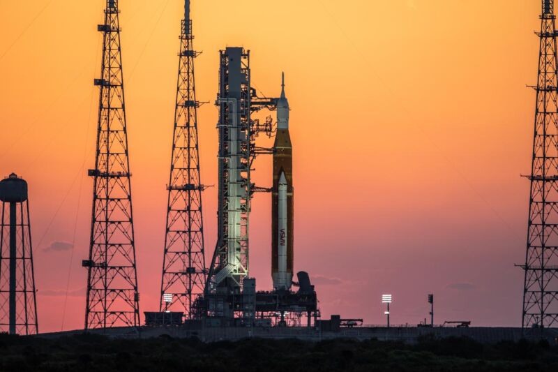 NASA's SLS rocket and Orion spacecraft are at the launch site in Florida, ready for a wet dress rehearsal in early April.