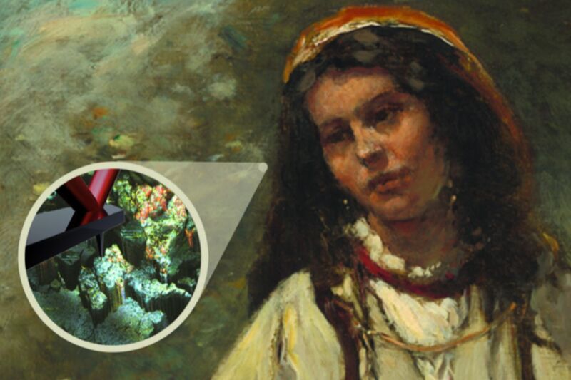 NIST researchers collaborated with the National Gallery of Art and other organizations to study "metal soaps" found in oil paintings. The soaps can cause the painting to degrade over time. 