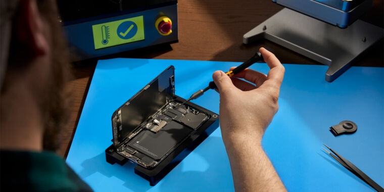 photo of Apple launches self-service repair program for iPhone users in the US image