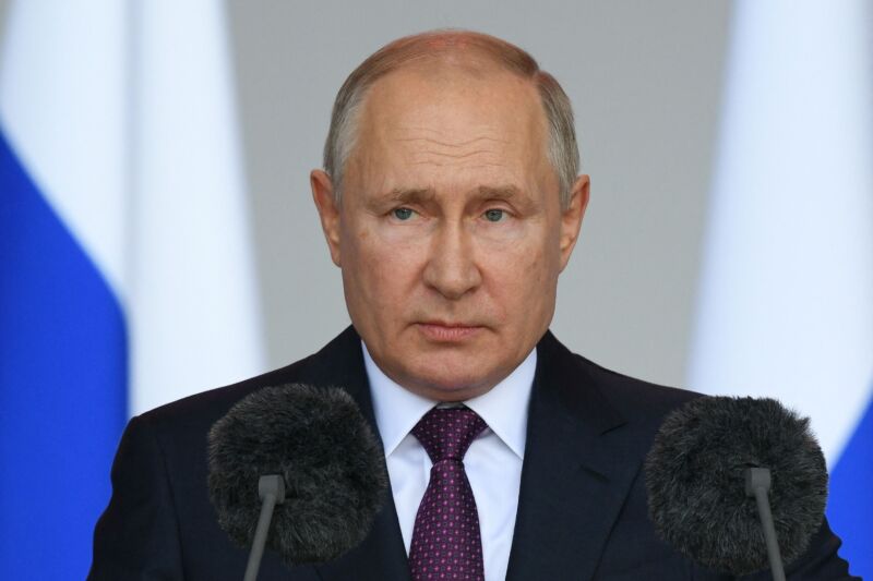 Technology Russian President Vladimir Putin in 2021.