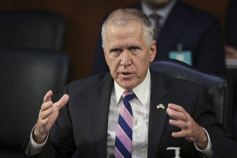 Sen. Thom Tillis (R-N.C.) is the co-sponsor of the SMART Copyright Act.