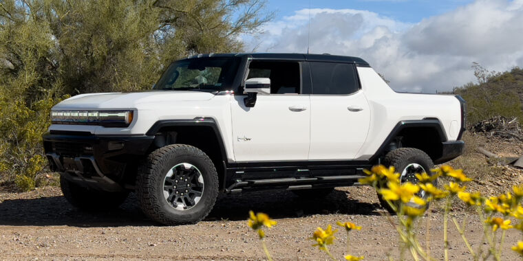 The Hummer EV is an electric truck for people who think EVs are stupid