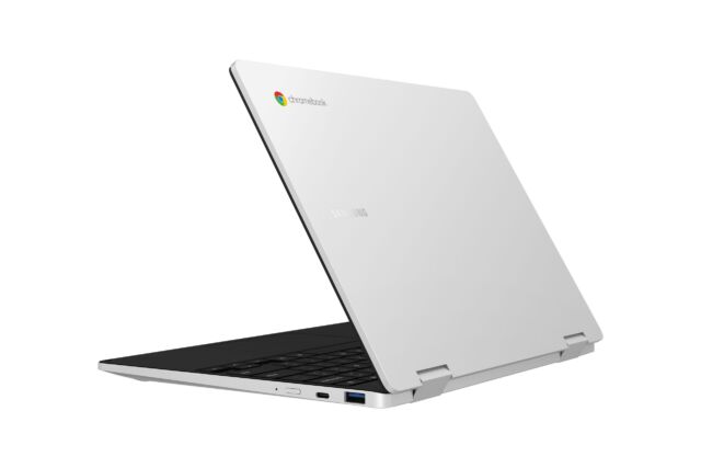 The new Chromebook only comes in silver.