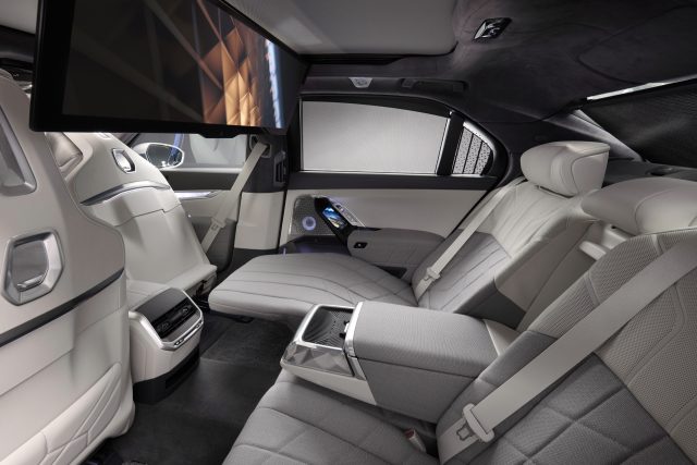 2023 Bmw 7 Series Rear Seat Bmw S 2023 7 Series Will Come With Battery Electric Or V8 Power Ars Technica