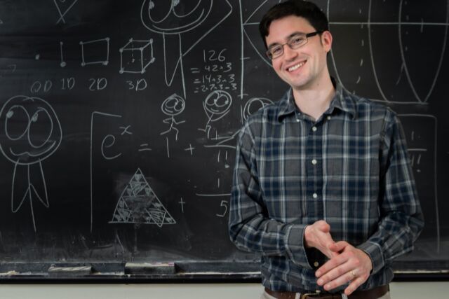 Math teacher Ben Orlin is the author of a new book (his third), <em>Math Games with Bad Drawings</em>.
