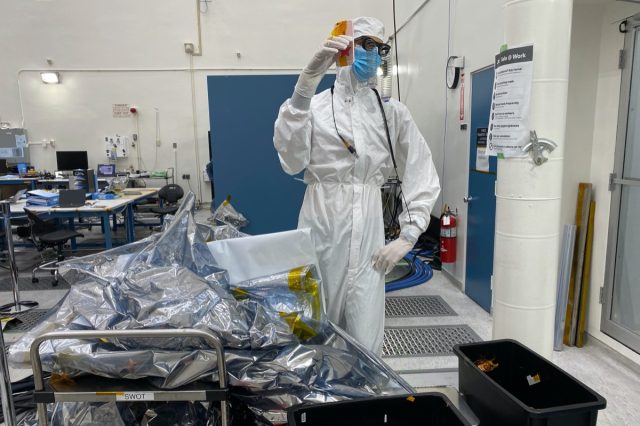 "High Bay Bob" is an unofficial mascot of the High Bay clean rooms at JPL.