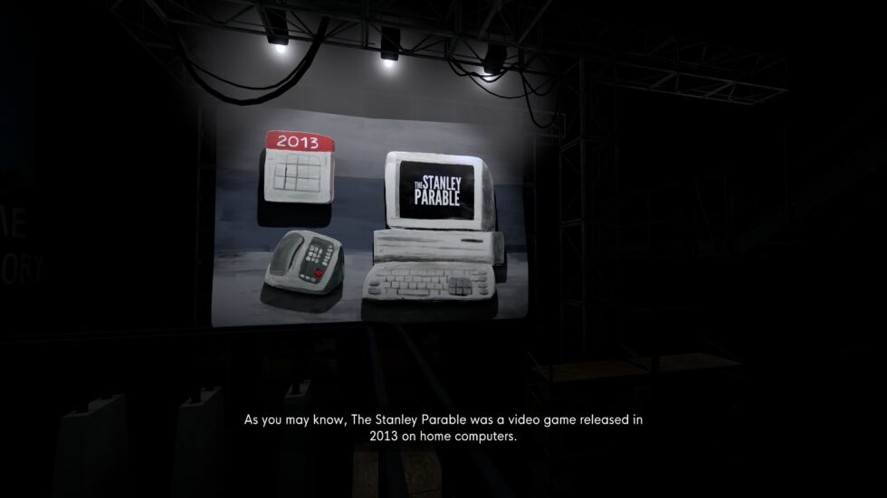 <em>The Stanley Parable</em> reminds its players about <em>The Stanley Parable</em>.