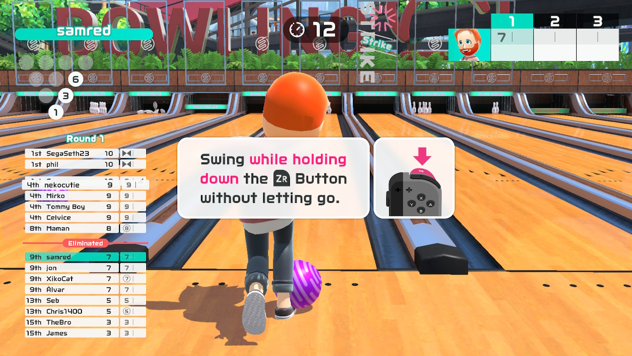 Nintendo switch bowling like wii discount
