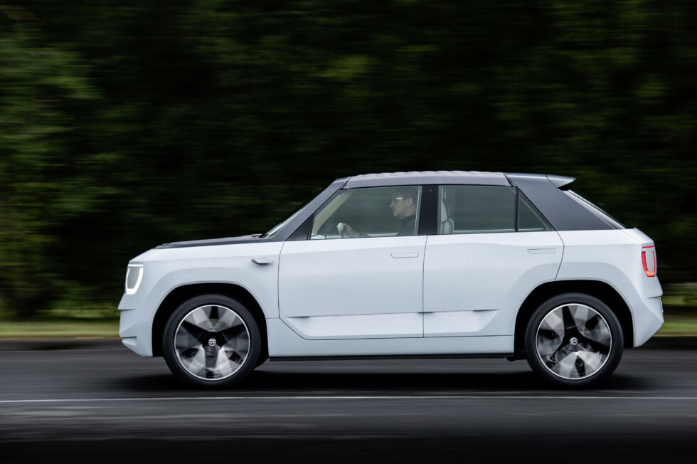 The VW ID. Life concept is an early preview of a cheap front-wheel-drive EV using the VW Group's MEB platform.