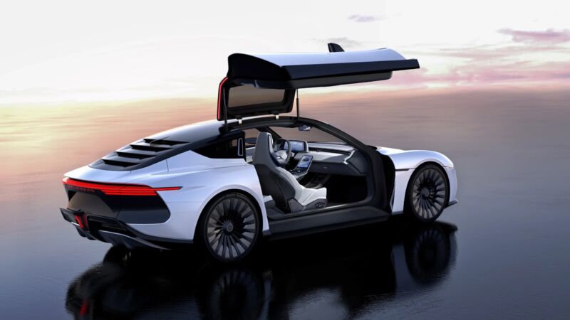 The DeLorean Alpha 5 is inspired by the mediocre mid-engine coupe from Northern Ireland.