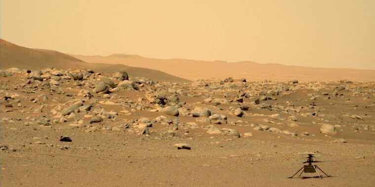 NASA kehilangan kontak dengan helikopter bersejarah Mars, lalu mendapatkannya kembali