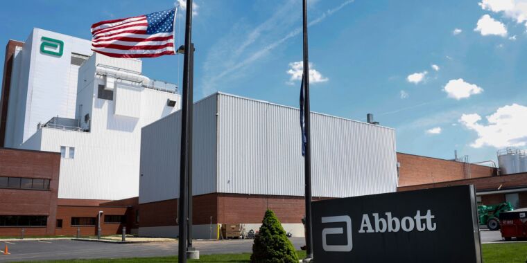 As US crawls out of baby formula crisis, troubled plant floods, shuts down again thumbnail