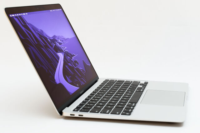 The 13-inch MacBook Air with Apple's M1 chip.