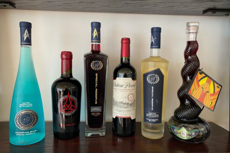 The official Star Trek Wine collection has grown from two varieties to six.