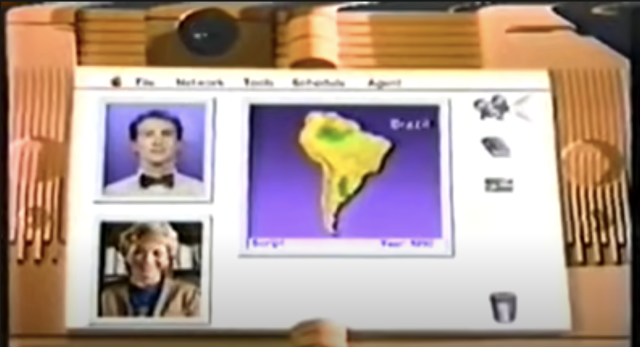 Apple Knowledge Navigator <a href="https://www.youtube.com/watch?v=umJsITGzXd0">concept video</a>.