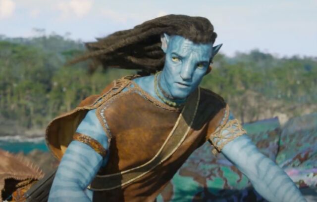 Sam Worthington reprises his role as Jake Sully, now permanently in his avatar form.