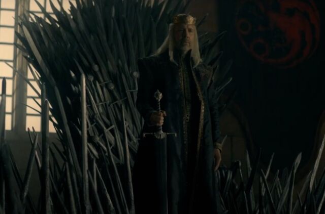 Paddy Considine plays King Viserys I, who makes a controversial choice for his named heir.